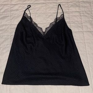 MOVING SALE! Victoria’s Secret Black Snake Print Lace Cami